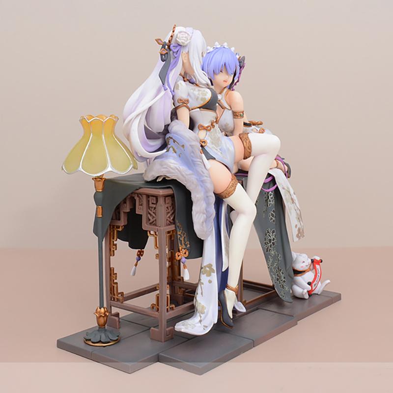 KADOKAWA Animester Re:Zero Rem Emilia Graceful Beauty Ver. 1/7 Scale PVC Action Figure Anime Figure Model Toys Doll Gift