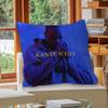 Rap Singer KKanyeS WWestS Pillow Covers Cartoon Sofa Decorative Home Doublesided Printing Short Plush Cute Cushion Cover
