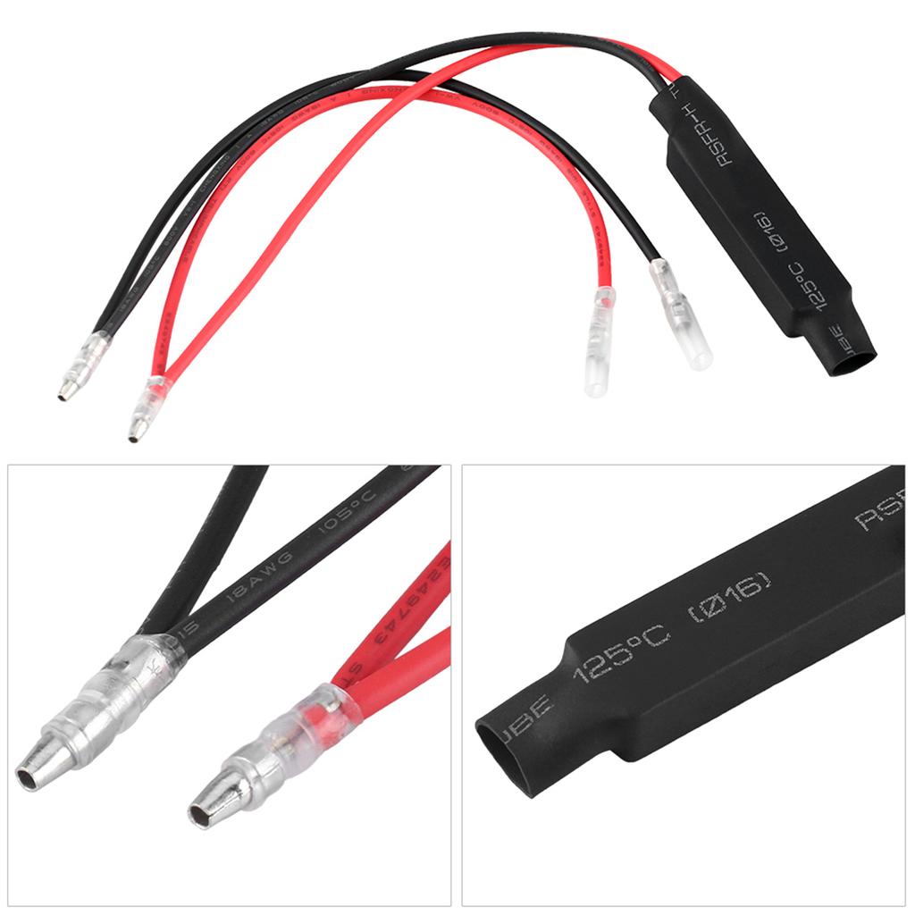 10W Motorcycle LED Turn Signal Indicator Light Load Resistor Fix Error Flash Controller