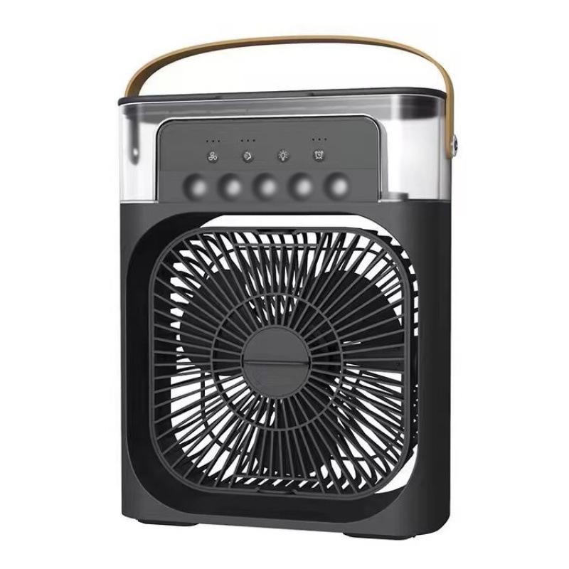 Water-cooled Desktop Fan & Humidifier with Cooling Spray for Dorms and Offices