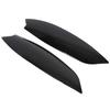 Pair Glossy Black Head Light Lamp Eyebrow Cover Trim Replacement for MK5 2003?2008