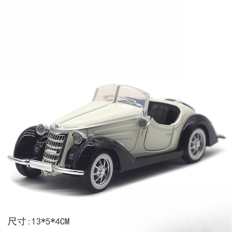 1:32 Legierung Retro Klassisches Auto Cabriolet Pull-Back Modell Spielzeug, Grenzüberschreitendes Amazon Automodell