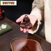 Creative Purple Clay Tea Pet Boutique Bodhidharma Statue Ornaments Handmade Buddha Sculpture Crafts Home Teaware Decoration Art