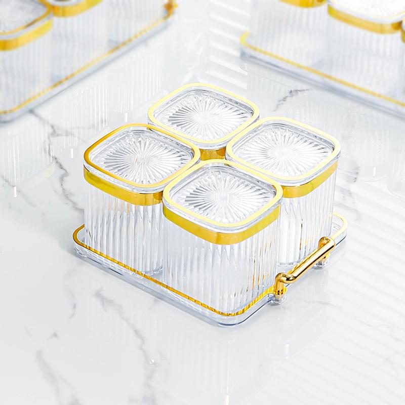 Sealed Tank, Grain Storage Box, Transparent Plastic Small Jar, Food Jar, Kitchen Food Grade Grain Storage Box