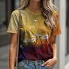 Summer Garden Flower 3D Print T-shirts Women Streetwear Fashion Casual Short Sleeve T Shirt O-neck Tees Tops Clothing