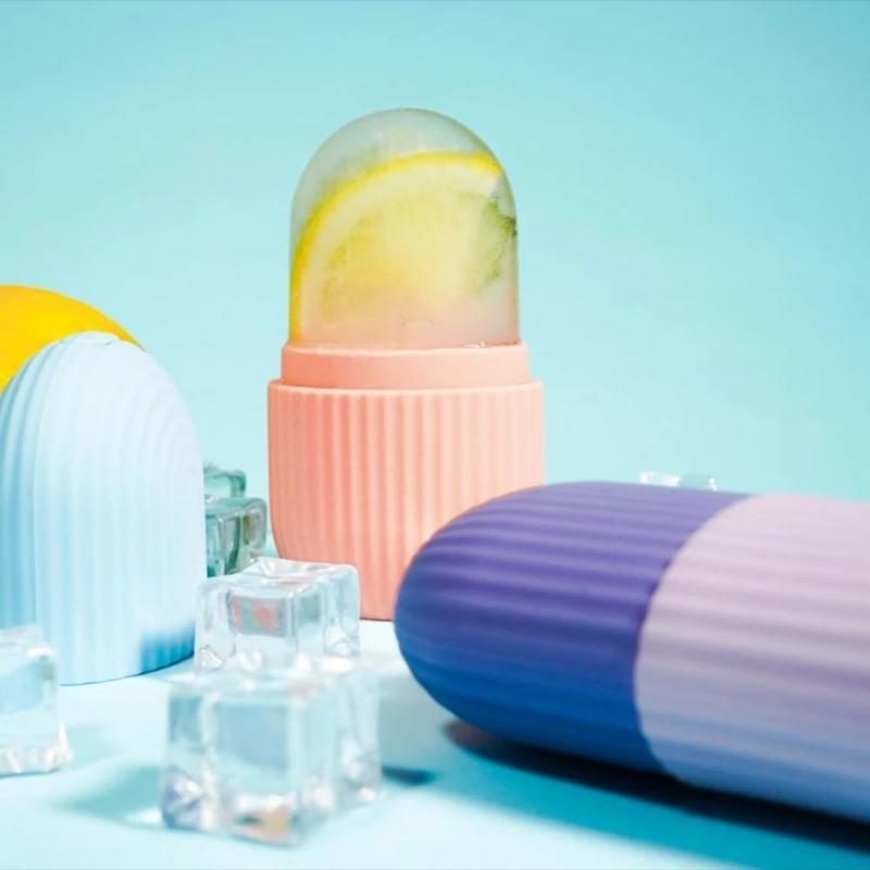 1pc Sommer Gesicht Silikon Ice Roller Cube Form Wiederverwendbaren Icing Mould Pflege Augen Gesichts Schönheit Hautpflege Werkzeuge