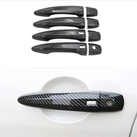 Carbon Fiber Car Door Handles Cover Trim For Nissan Altima -
