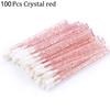 50Pcs Disposable Crystal Eyelash Brush Lashes Micro Lip Brushes  Supplies  Applicator Cleaner Beauty Eyelash Extension Tools