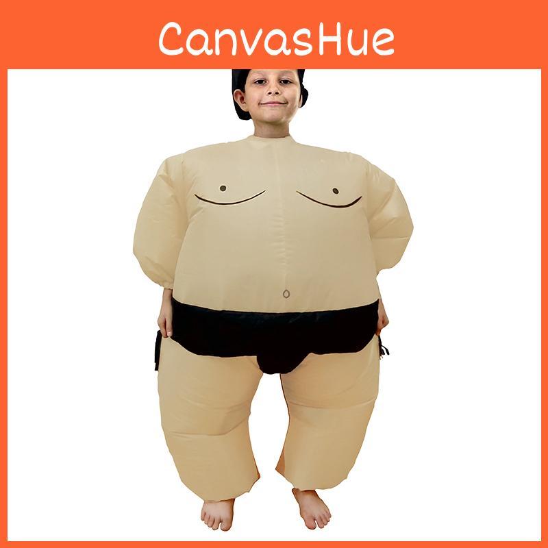 Vibrant Inflatable Sumo Wrestler Costume For Adults And Kids Ideal For Fun Parties