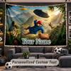Wall Hanging Tapestry Custom NamePaddington Pattern Personalized Printed Fabric Wall Decor