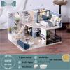 Zhi Qu Wu DIY Holzpuppenhausmodell – Kreatives handmontiertes Villenspielzeug, Perfektes Geburtstagsgeschenk für Freundin
