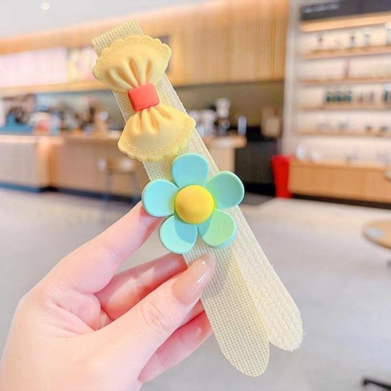 Children'S Magic Tape Hairband Girls' Baby Headband Hair Accessory Hair Clip Bangs Stick Card Frizz Hair Glue Female