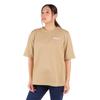 Aigle Official Crew Neck Logo Khaki Women's T-Shirt, ZTFAI40,