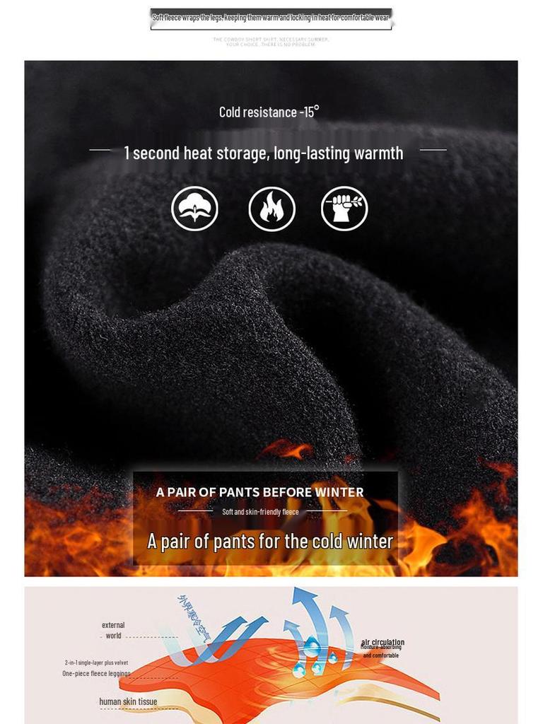 Matné kožené legíny s vysokým pasem a fleecovou podšívkou pro ženy - Podzimní/zimní kolekce