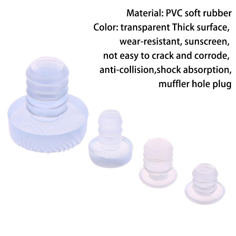 20 pz Gomma Morbida Trasparente Inserita Piedini Base Gambe Tavolo Sedia Scivolo Pad Protettore Pavimento Antiurto