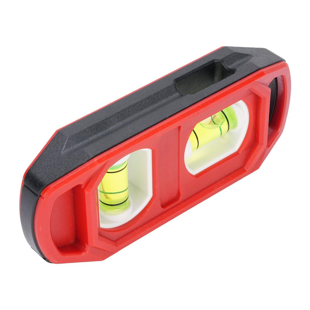 Magnetic Bubble Level 11cm Length 1mm Accuracy Horizontal Vertical Bubble Leveling Tool for Home