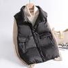 2024 New Bag Cover Down Vest Women's Winter White Duck Down Outer Wear Korean Version Loose Vest Vest Vest Vest Outer Wear