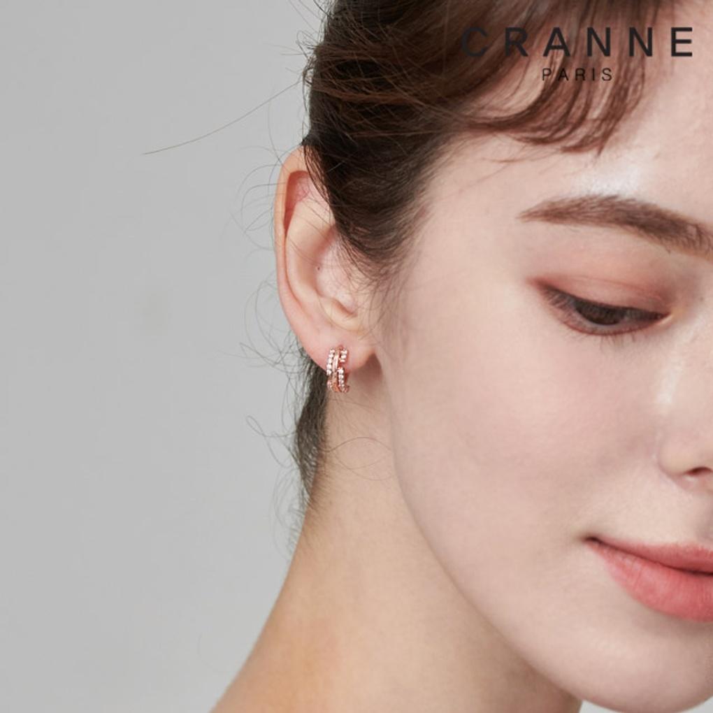 14K Shine-Cut One-Touch Earrings (Gold Filled) C24EGF121