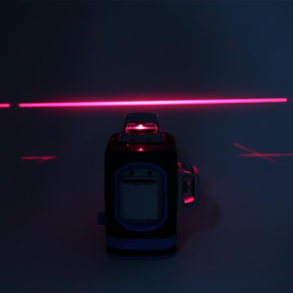 Electronic Self Leveling 3D Red Beam Leveler Cross Line Alignment Line Leveling Instrument