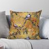 Branches With Flowers Birds Pillowcase Polyester Linen Velvet Pattern Zip Decorative Throw Pillow Case Car Cushion Cover 45x45