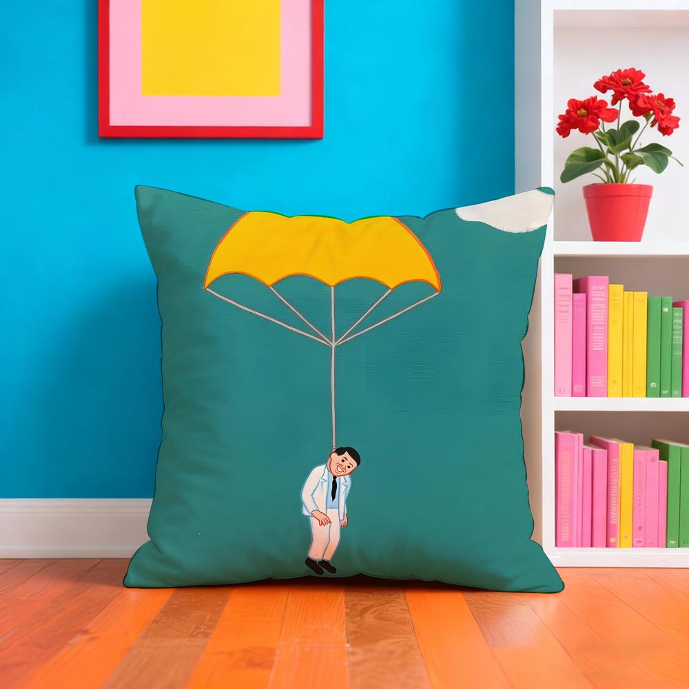 Fashion Joan Ccornella Art Pillow Case Pillow Case Plush Fabric Soft Double Sided Print Home Sofa High Quality Cushion