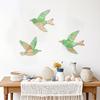 3Pcs/Set Wooden Flying Bird Wall Decoration, Farmhouse Rustic Bird Shape Wall Art, Wall Hanging Ornament for Living Room, Home, Office