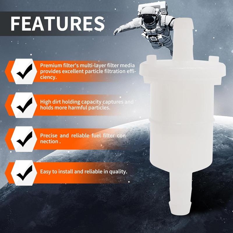 4Pcs 16910-ZV4-015 Marine Fuel Filter For Honda 4 Stroke BF 8 9.9 10 15 20 25 30 40 50 60 75 90 HP Outboard 16910-ZV4-005
