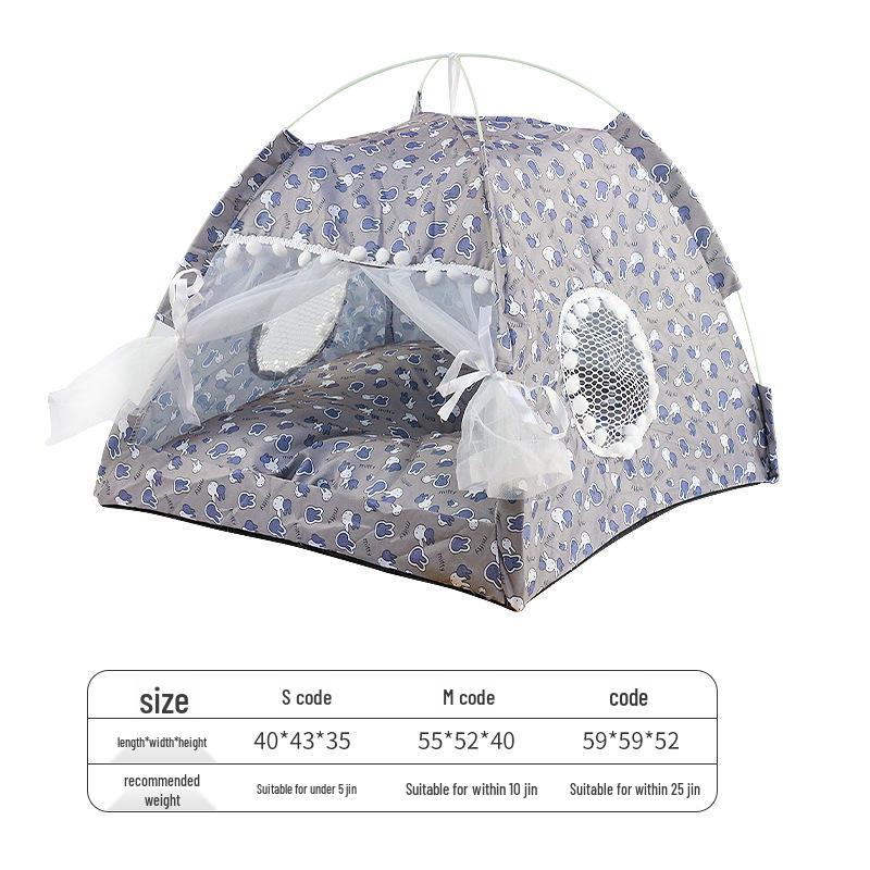 Washable Cat Tent Nest Bed