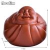 Purple Clay Tea Pet Laughing Buddha Statue Ornament Maitreya Figurine Tea Tray Home Teahouse Decoration