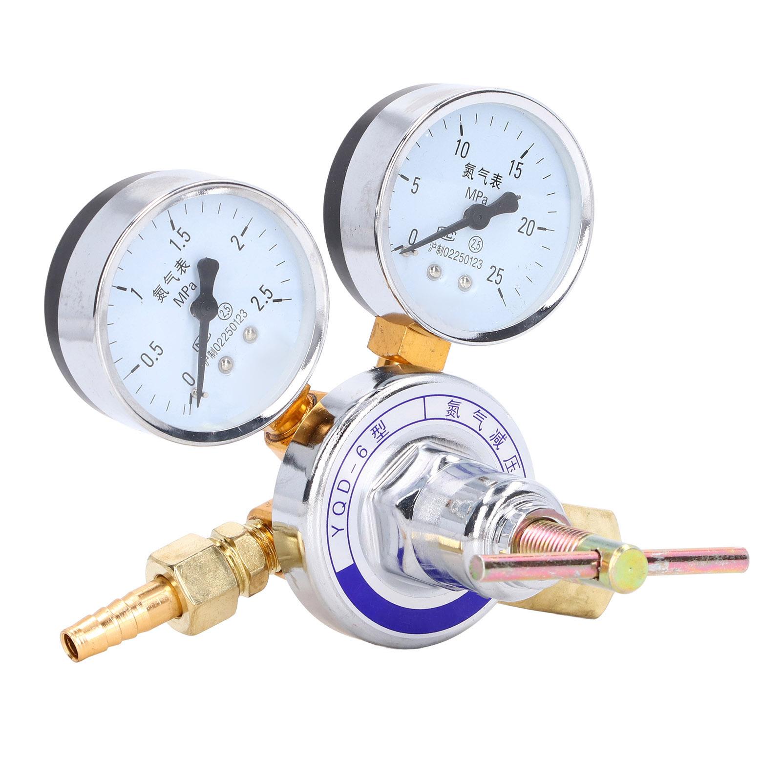 

Nitrogen Regulator Gauge Kit Pressure Reducing Valve Brass Inlet Outlet Meter Reducer