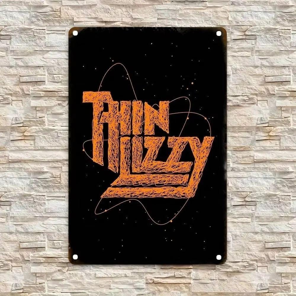 Tin Art Metal Wall Decor 20x30cm Handmade Home Ornament