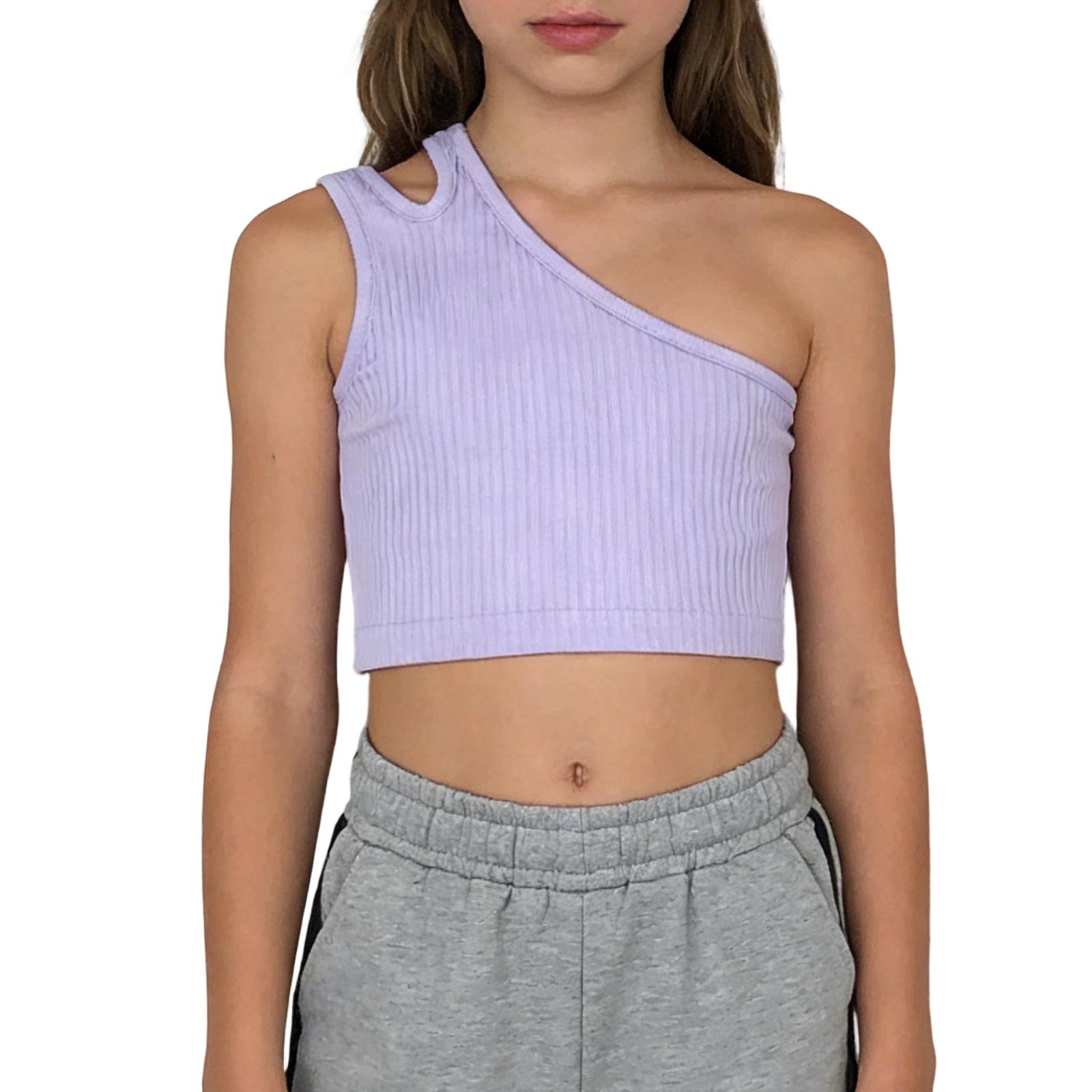 

Children s Casual Strip Flying Sleeve Round Neck Fashionable T-shirt Top 110
