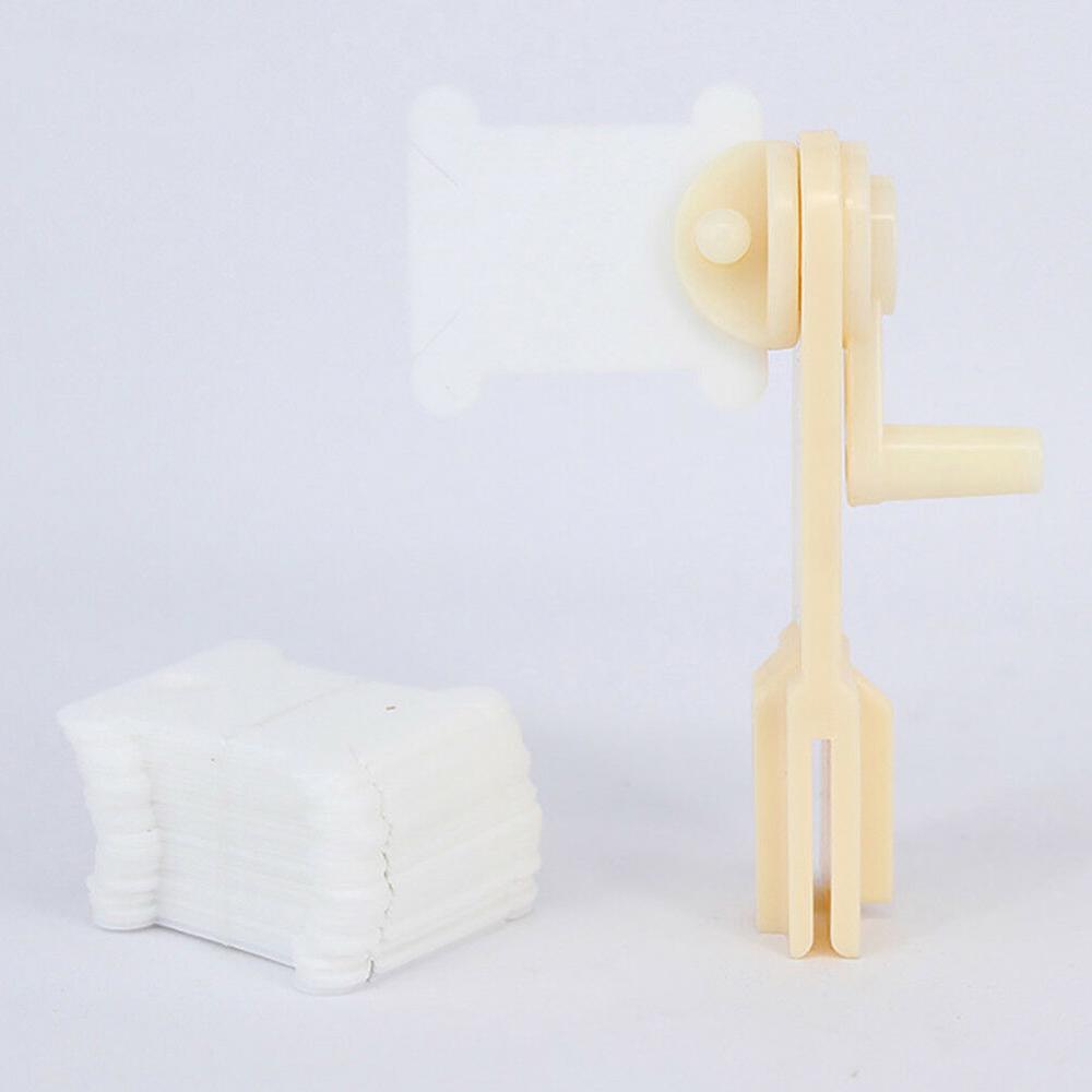 String Winder and 30pcs Thread Card Embroidery Thread Bobbin Winder Stitch Wound String Winder and 30pcs Thread Card Embroidery Thread Bobbin Winder Stitch Wound