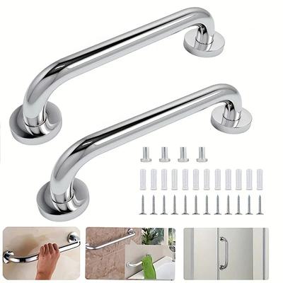 1/2 Stück 30 cm Edelstahl Badezimmer Badewanne Toilette Wand Haltegriff Handlauf Haltegriff Dusche Sicherheitsstützgriff Handtuchhalter