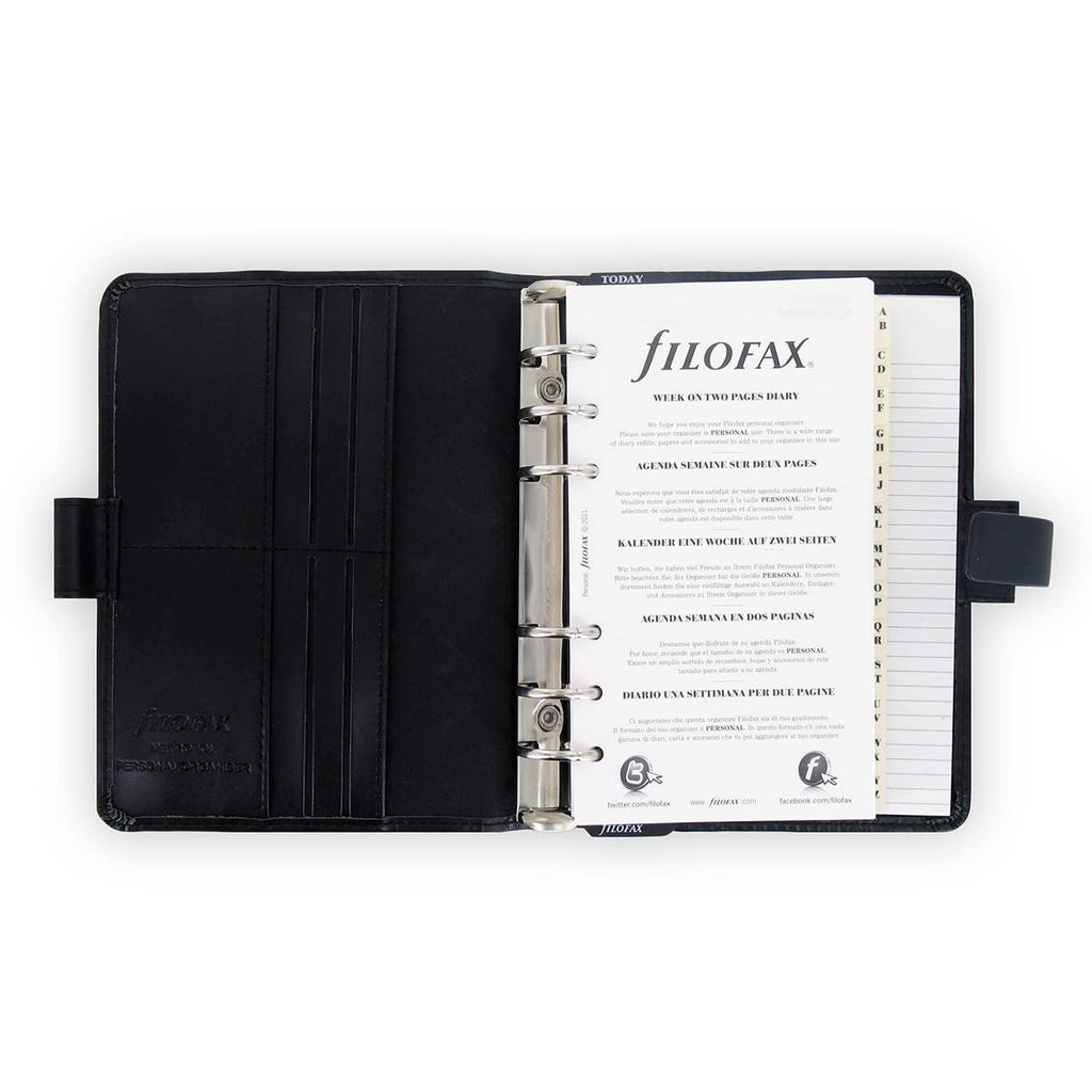 Filofax Metropole Bible Black System Organizer (17-026902) Officially Imported [Parallel Import]