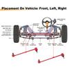 UXCELL No.K750659 2pcs Front Sway Bar Links Stabilizer Link Kit for Hyundai Santa Fe 2013-2018
