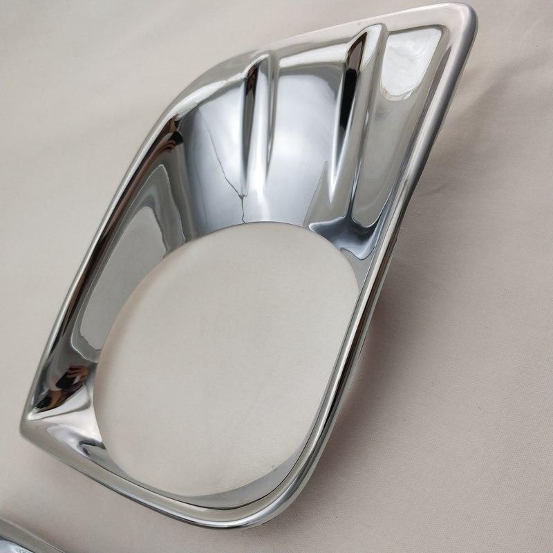 For Toyota Prado FJ150 150 2010 2011 2012 2013 ABS Chrome Car Accessories Plated Front Rear Fog Lamp Cover Trim Paste Style