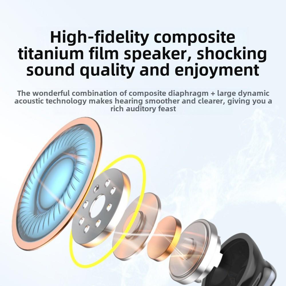 The New Neck-hanger ANC Active Noise-cancelling Bluetooth Headset Wireless Sports Ultra-long Life