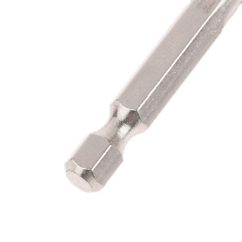 6 Pcs Stainless Steel Pipe Cleaning Brush Set 1/4" Hexagonal Bar Twisted Wire Hole Brush Cleaning Brush Bristle Wire Brush Hole