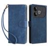 For TECNO Pova 6 4G Case with Wrist Strap RFID Blocking Stand Phone Cover