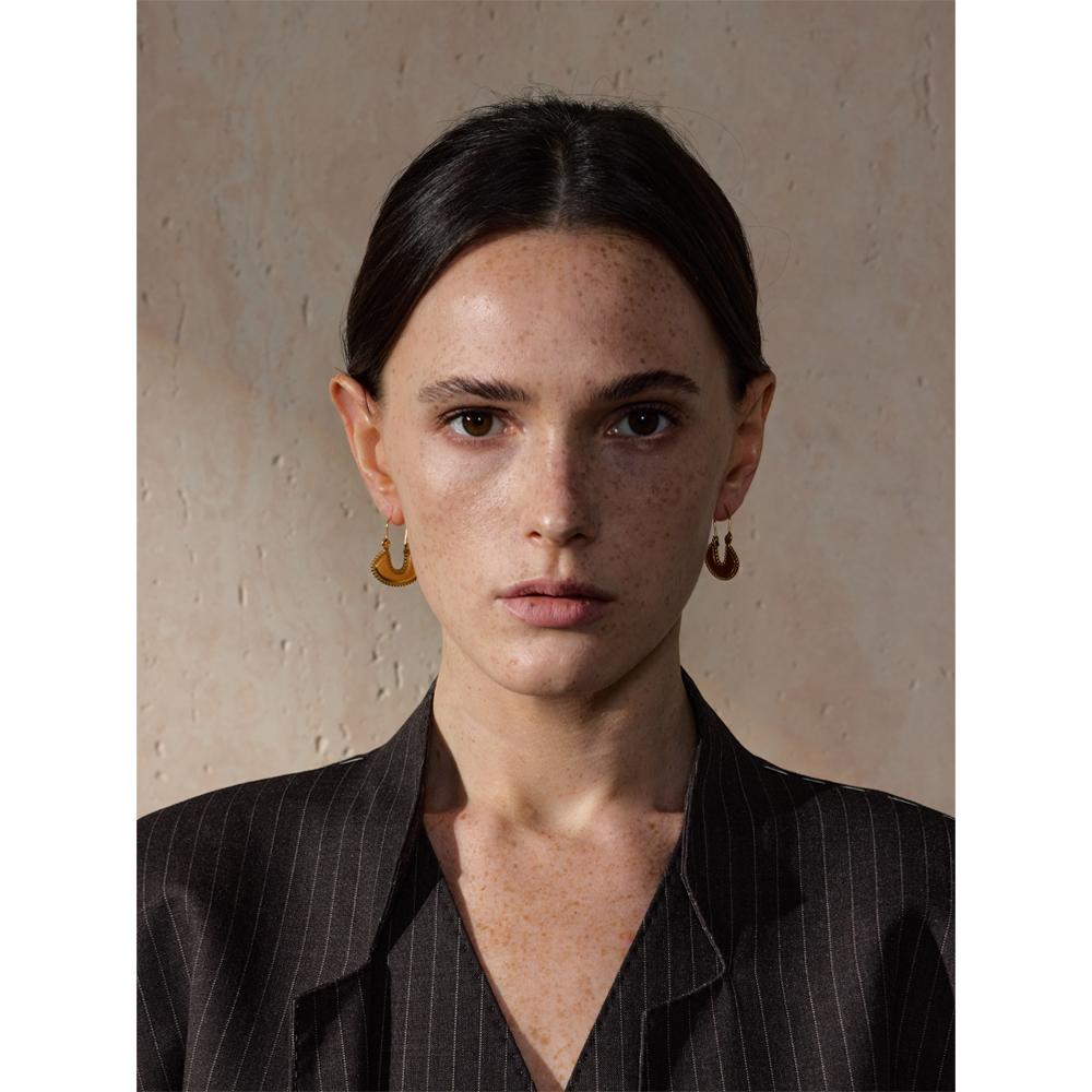 Yhpup Stainless Steel Fashion Ladies Bag Shape Drop Earrings Gold Color Waterproof PVD Plated Metal Charm Jewelry for Women