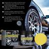 Car Tire Shine Coating Nourishing Cream Plastic Rubber Tire Retreading Anti-Aging Auto Wheel Maintenance Restore Tire Black 100g