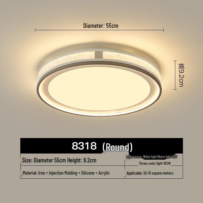 Modern Minimalist Luxury Ceiling Light for Bedroom and Study - Eye-Protecting Design