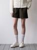 Cluny Boucle Wool Short Pants - Beige