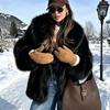 Autumn and winter new imitation fur coat thickened artificial environmental protection fox fur coat manufacturer