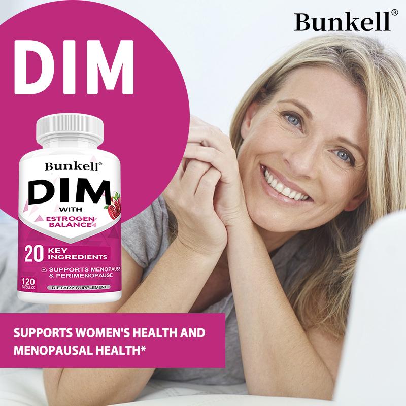 Integratore DIM Complex 20 Ingredienti Chiave per Donne Supporto all'Equilibrio Estrogenico e al Benessere Ormonale
