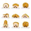 NEW Cute Food Bread Swiss Rolls Baguettes Croissants Sandwiches Toast Building Blocks Kit Girl Bricks Model Kids Toy Children