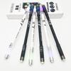 Cool Rotating LED Flash Gel Pen with Light Students Fashion 0.5mm Gaming Spinning Pen Ballpoint with Battery Kids Christmas Gift