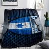 FootBall Club LOGO Print Flannel Blanket,High quality Comfortable for All Seasons,Home Decor,Warmth and Comfort,Perfect for Christmas Gifts