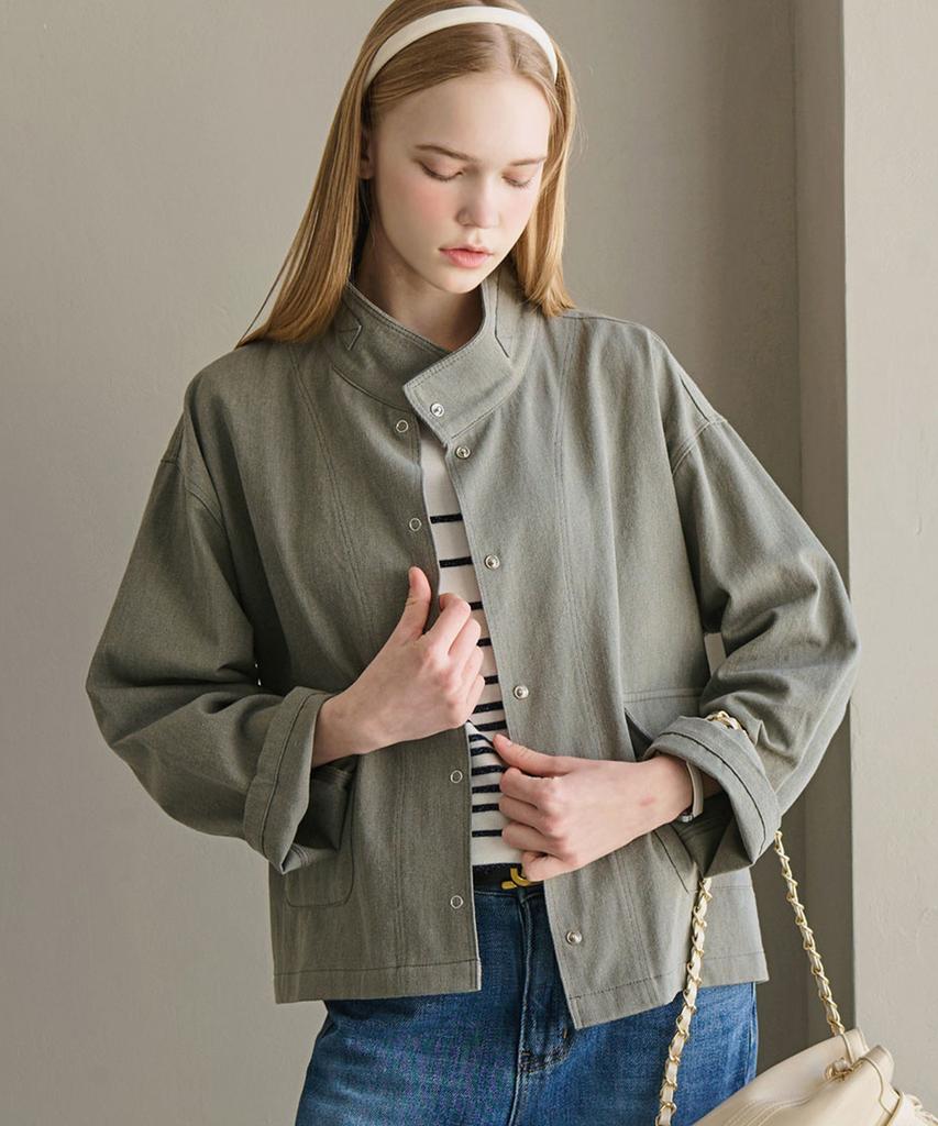 Lusida Haflin Cotton Washed Jacket_2 Colors